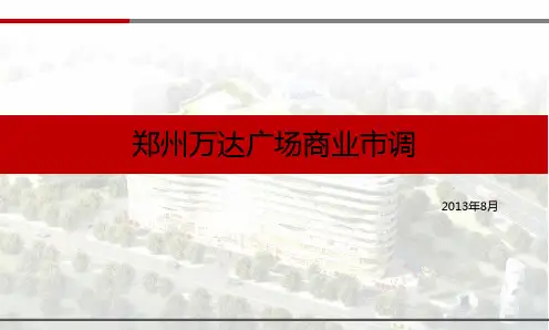 郑州万达广场商业市调