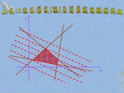 人教A版高中数学必修五3.3.1二元一次不等式(组)与平面区域(1)