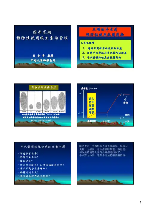 (吴安华)围手术期预防性使用抗菌药物[1]