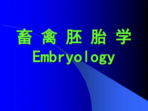 家畜胚胎学