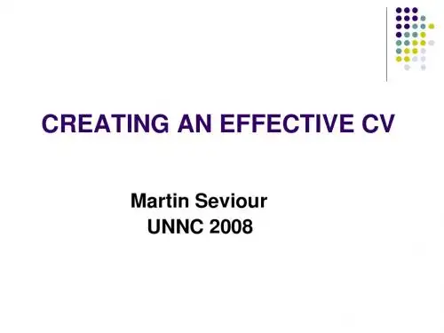 CV Presentation
