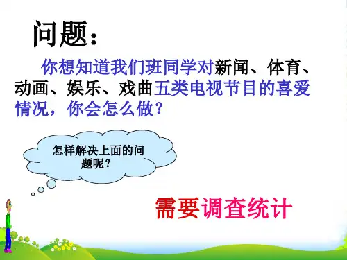 人教版七年级数学下册第十章《10.1.1统计调查(一) 》公开课课件