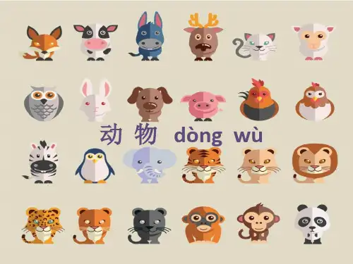 对外汉语初级_动物
