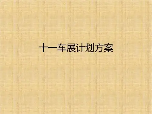 十一车展方案