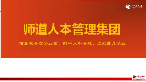 师道人本教导模式