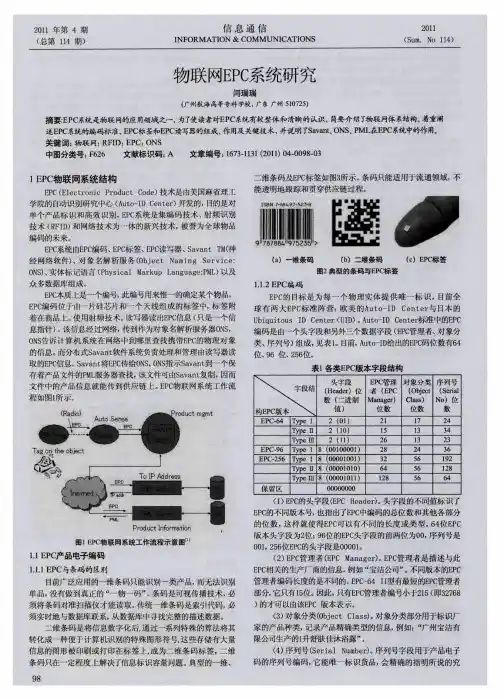物联网EPC系统研究