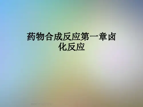 药物合成反应第一章卤化反应