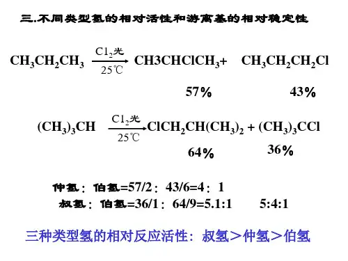 有机化学单烯烃炔烃和二烯烃
