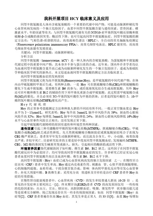 同型半胱氨酸