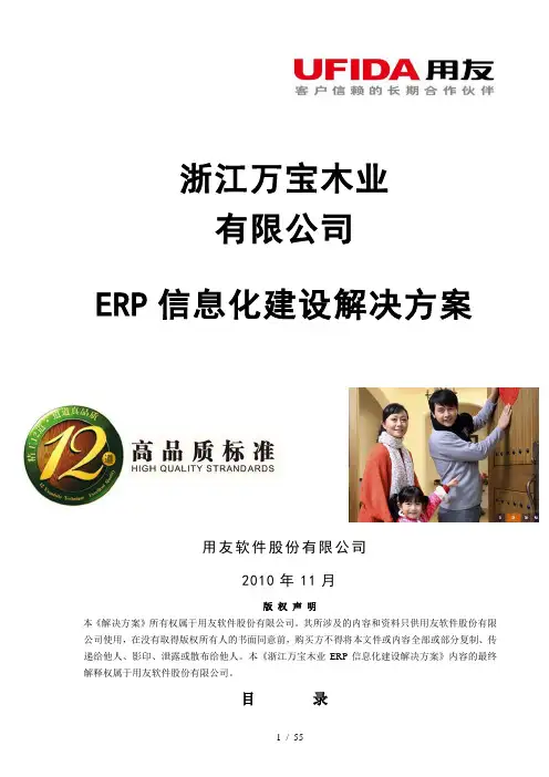 ERP信息化建设解决方案