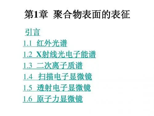 离子型活性聚合问题讨论表面表征
