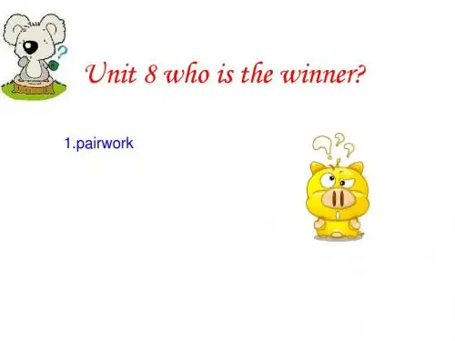 Unit 8 who is the winner