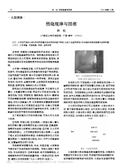 燃烧规律与图痕
