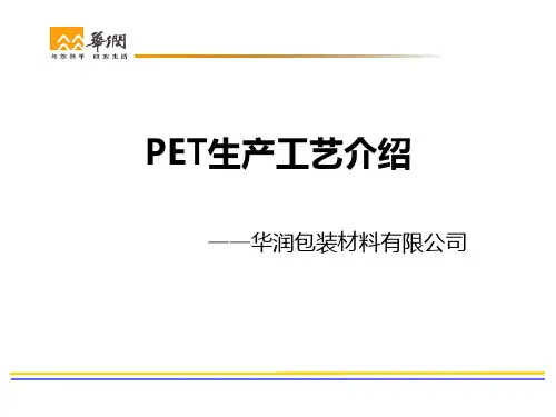 PET生产工艺流程