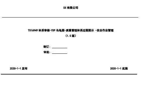 2020年 TS16949体系审核-YDP乌龟图-质量管理体系过程图示 -安全作业管理