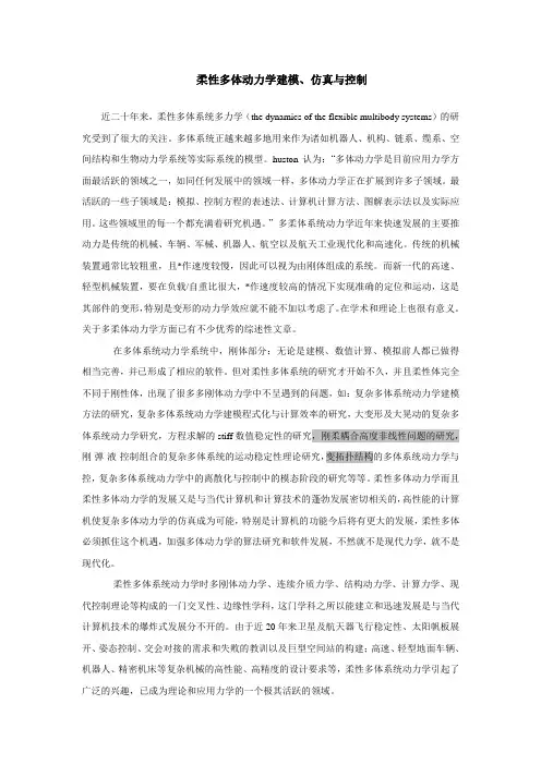 柔性多体动力学建模