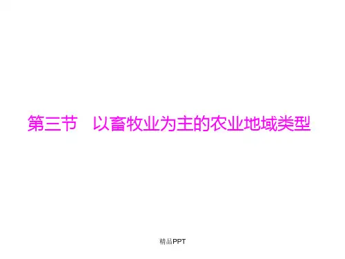 人教版高中地理必修2第三章 农业地域的形成与发展第三节 以畜牧业为主的农业地域类型课件(4)
