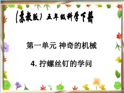 《拧螺丝钉的学问》ppt课件(2篇)