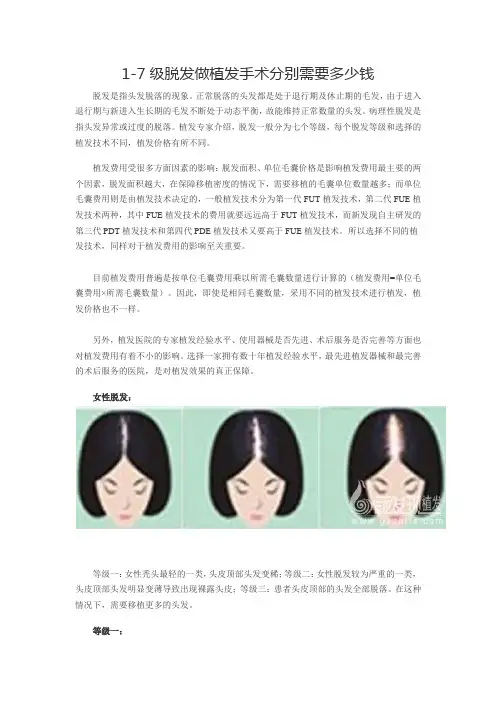 等级价格