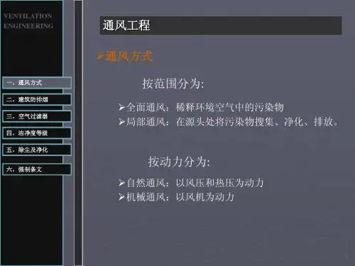通风工程讲义
