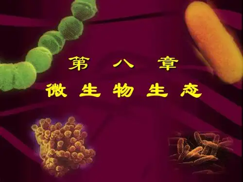 微生物学 第八章 微生物生态