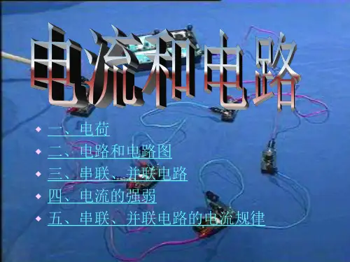 人教版八年级物理复习课件第五章电流与电路(1)