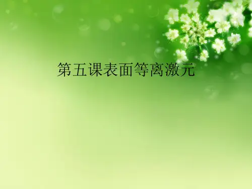 第五课表面等离激元优秀课件
