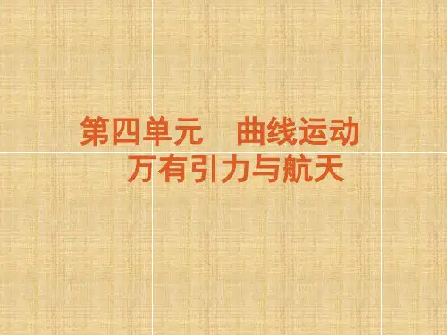 高三物理第三轮专题复习课件+第4单元-曲线运动 万有引力与航天(新课标)