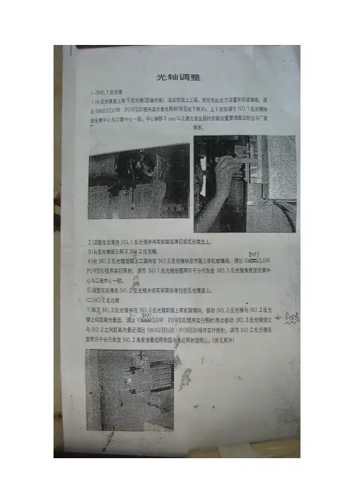 激光 外部光路调整