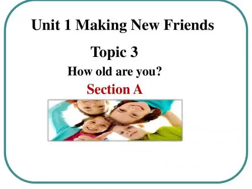 仁爱七年级上册Unit 1Topic 3 Section A.(共21张PPT)