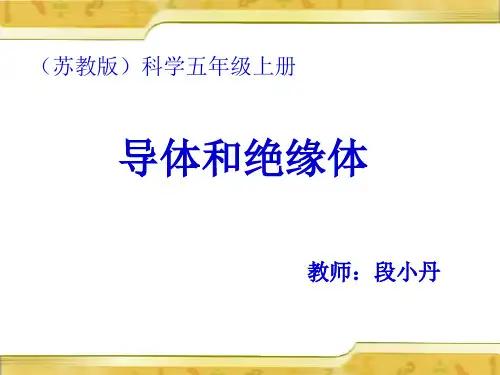 六年级科学上册《导体和绝缘体》