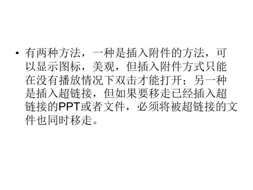 PPT插入文件的方法---文本资料