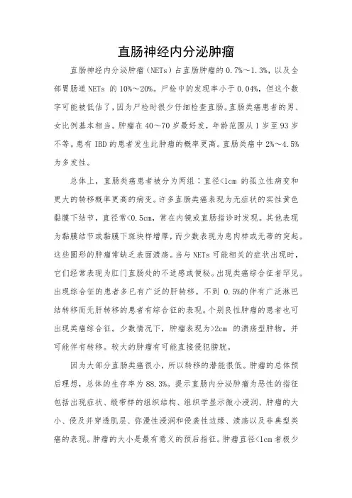 直肠神经内分泌肿瘤