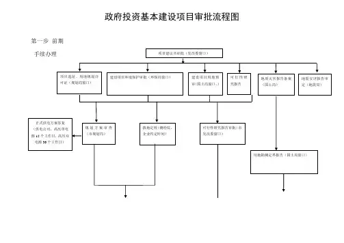 (完整word版)政府投资基本建设项目审批流程图