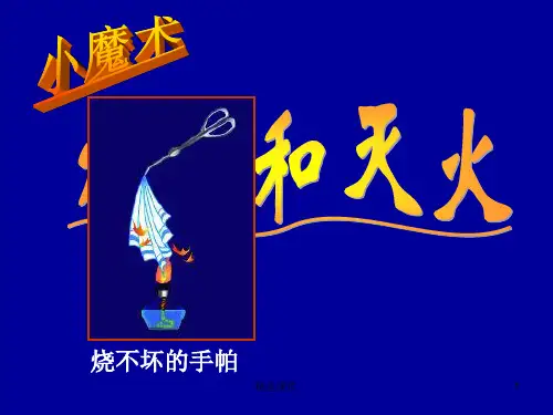 常见的化学反应-燃烧