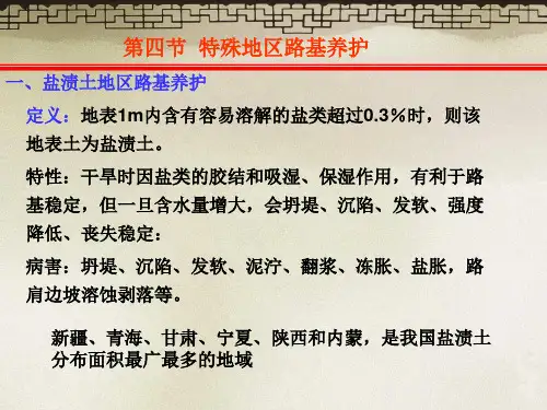 公路养护与管理第二章路基养护2