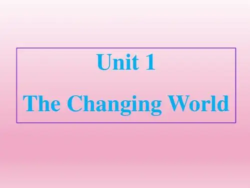 Unit 1 The Changing World Topic 2 Section B 课件 2-优质公开课-科普社9上精品