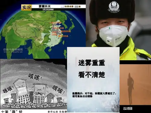 雾霾 PPT课件