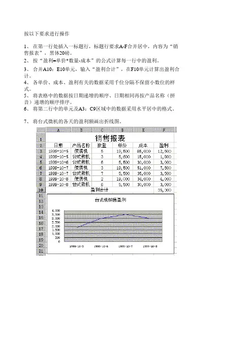 会计电算化上机练习题 (9)