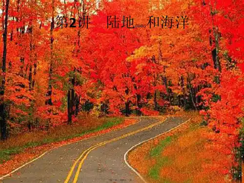 中考地理总复习 第2讲 陆地和海洋课件