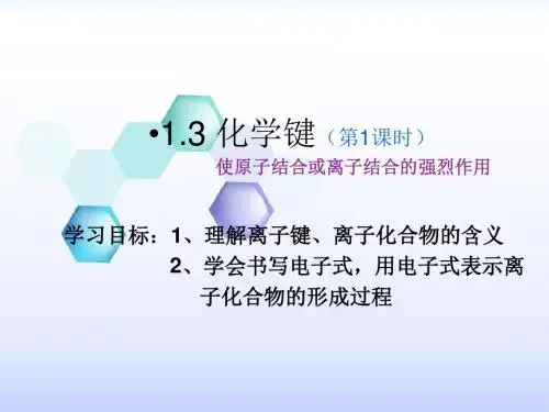 1.3化学键