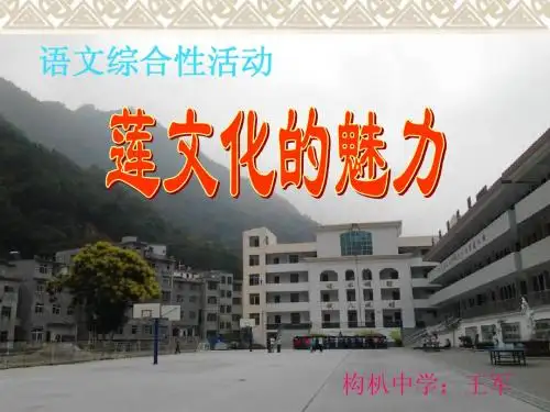 《莲文化的魅力》73张课件