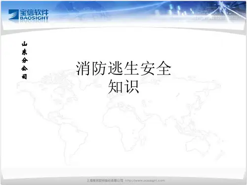 消防逃生安全知识PPT课件
