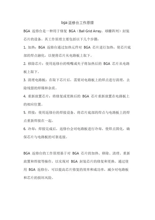 bga返修台工作原理