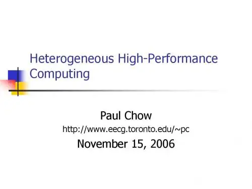Heterogeneous High-Performance Computing
