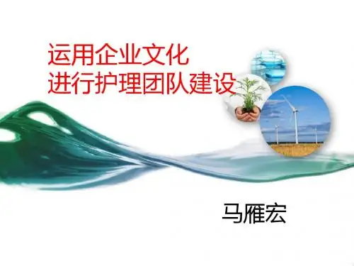 企业文化对护理队伍建设的启示