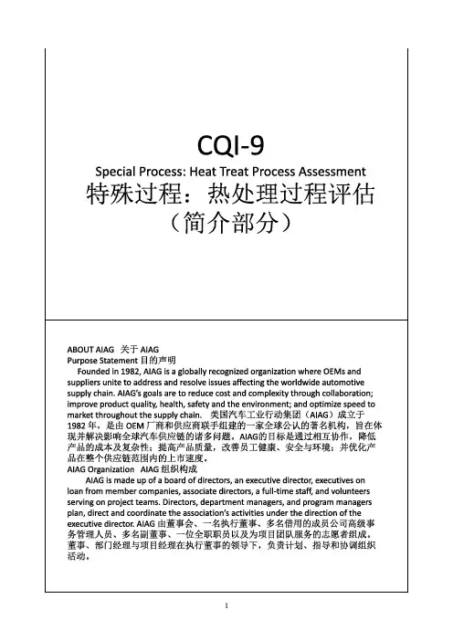 CQI-9-第四版 热处理过程评估