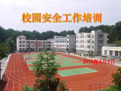 学校安全工作培训(PPT41页)