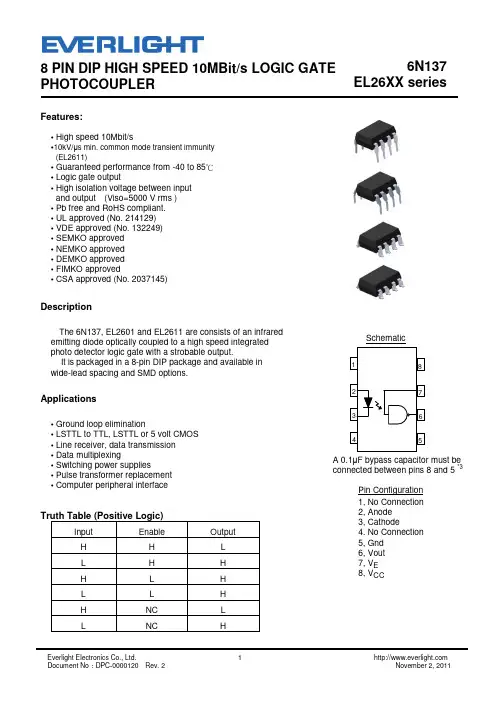 6N137 datasheet
