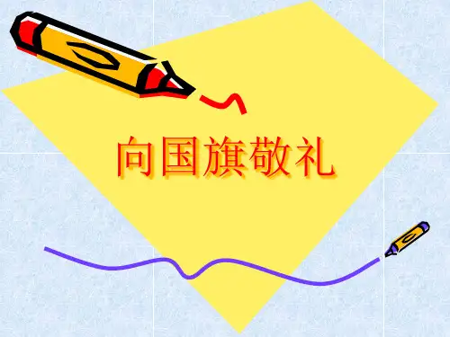 《向国旗敬礼》3PPT课件